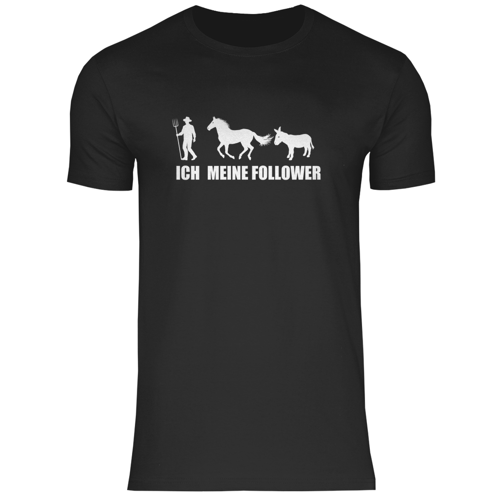 Ich und meine Follower (Pferd & Esel) - Herren Shirt