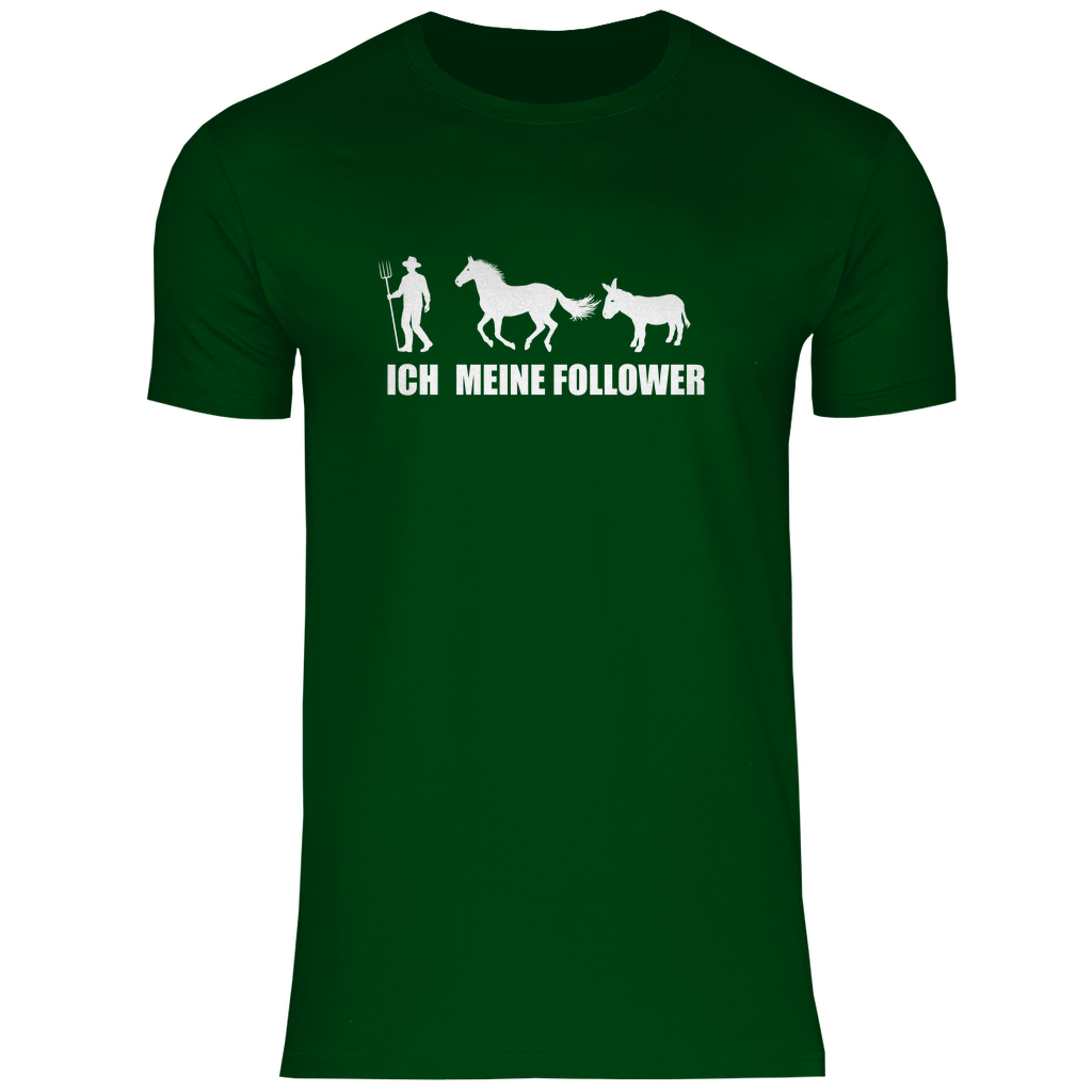 Ich und meine Follower (Pferd & Esel) - Herren Shirt