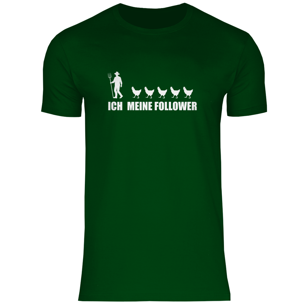 Ich und meine Follower (Hühner) - Herren Shirt