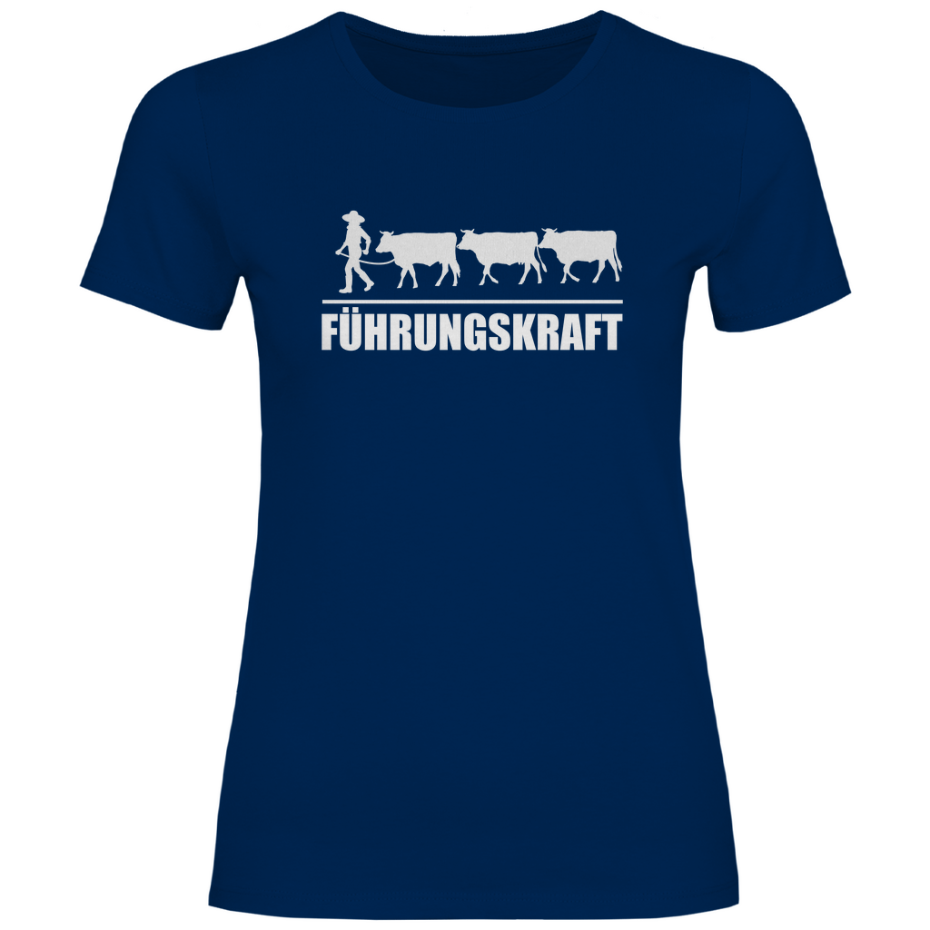 Damen T-Shirt "Führungskraft" - Bauer sucht Shirt - Geschenke - Landwirtschaft - Bauer - Dorfkind - XS