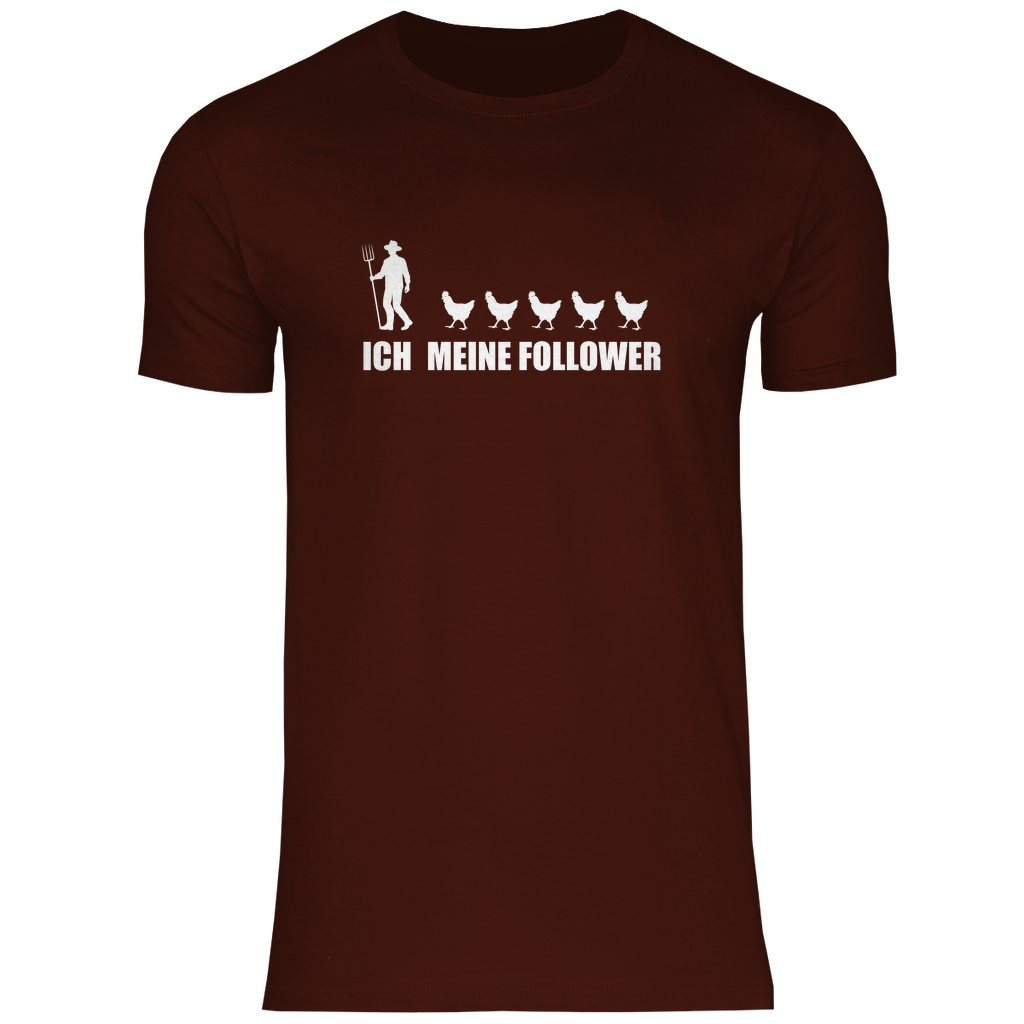 Ich und meine Follower (Hühner) - Herren Shirt