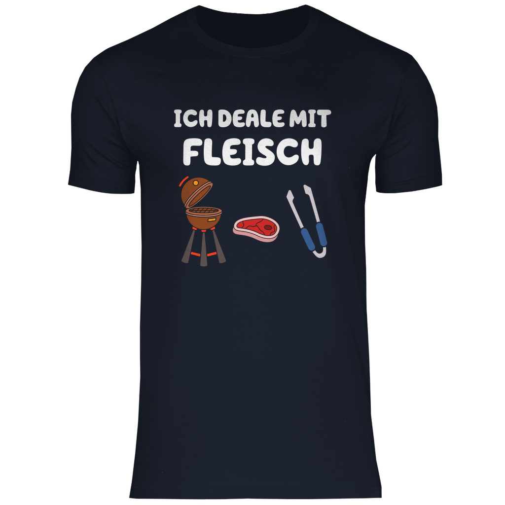 Ich deale mit Fleisch - Shirt - Bauer sucht Shirt - Geschenke - Landwirtschaft - Bauer - Dorfkind - XS