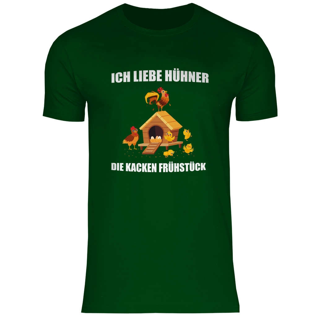 Ich liebe Hühner - Shirt - Bauer sucht Shirt - Geschenke - Landwirtschaft - Bauer - Dorfkind - XS