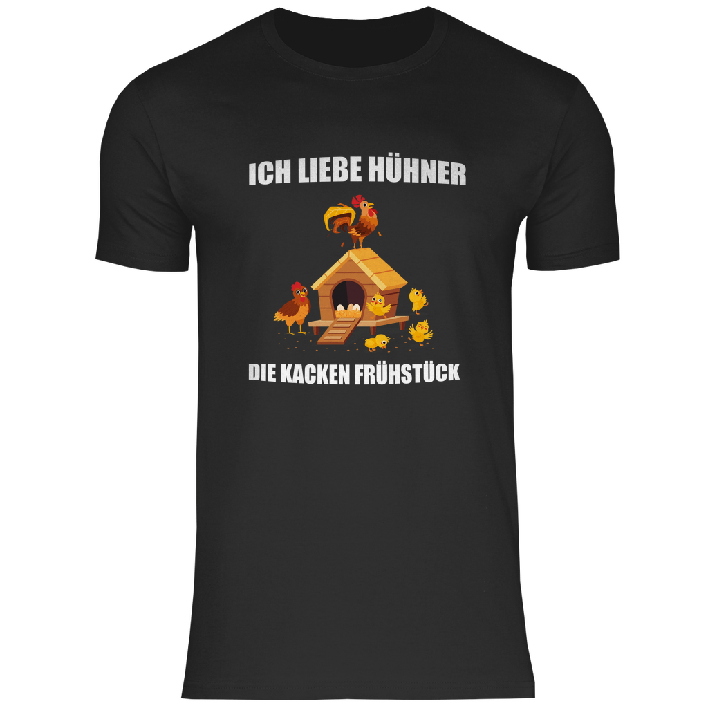 Ich liebe Hühner - Shirt - Bauer sucht Shirt - Geschenke - Landwirtschaft - Bauer - Dorfkind - XS