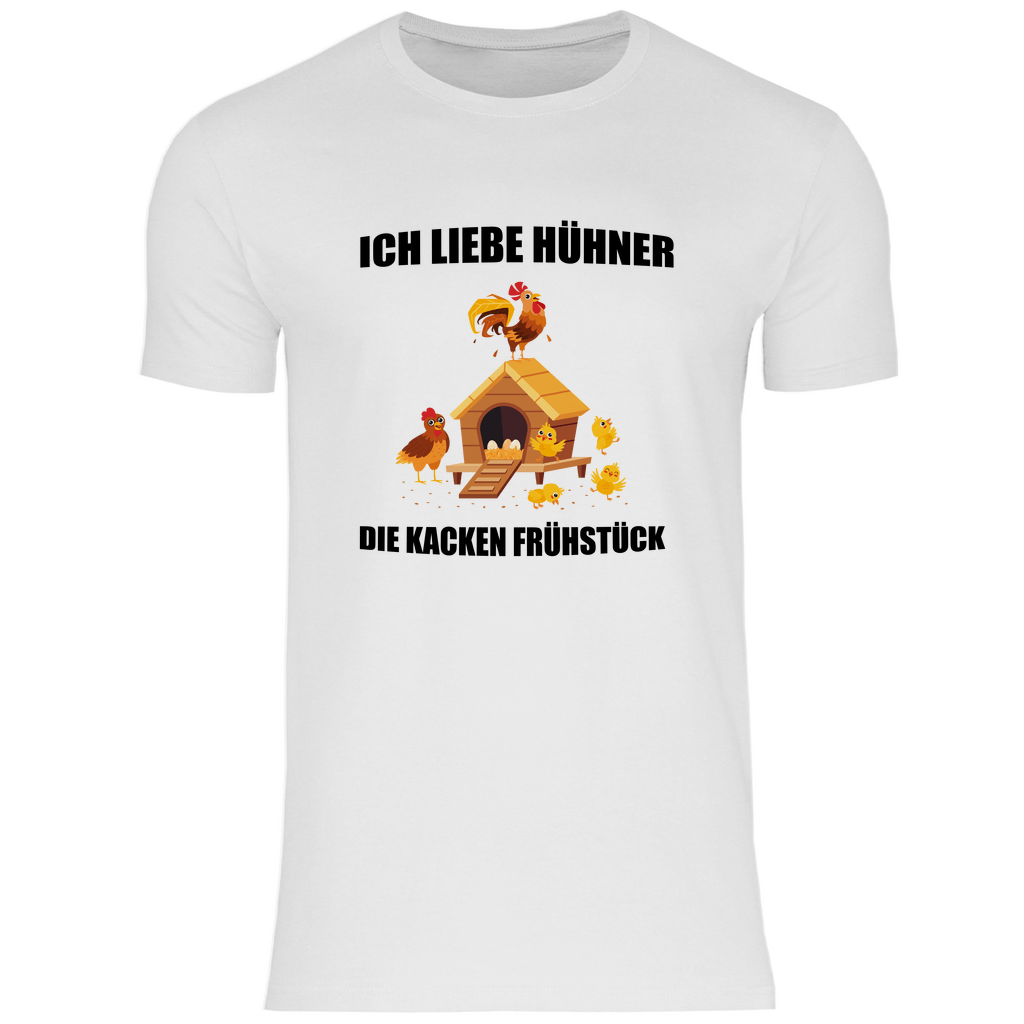 Ich liebe Hühner - Shirt - Bauer sucht Shirt - Geschenke - Landwirtschaft - Bauer - Dorfkind - XS
