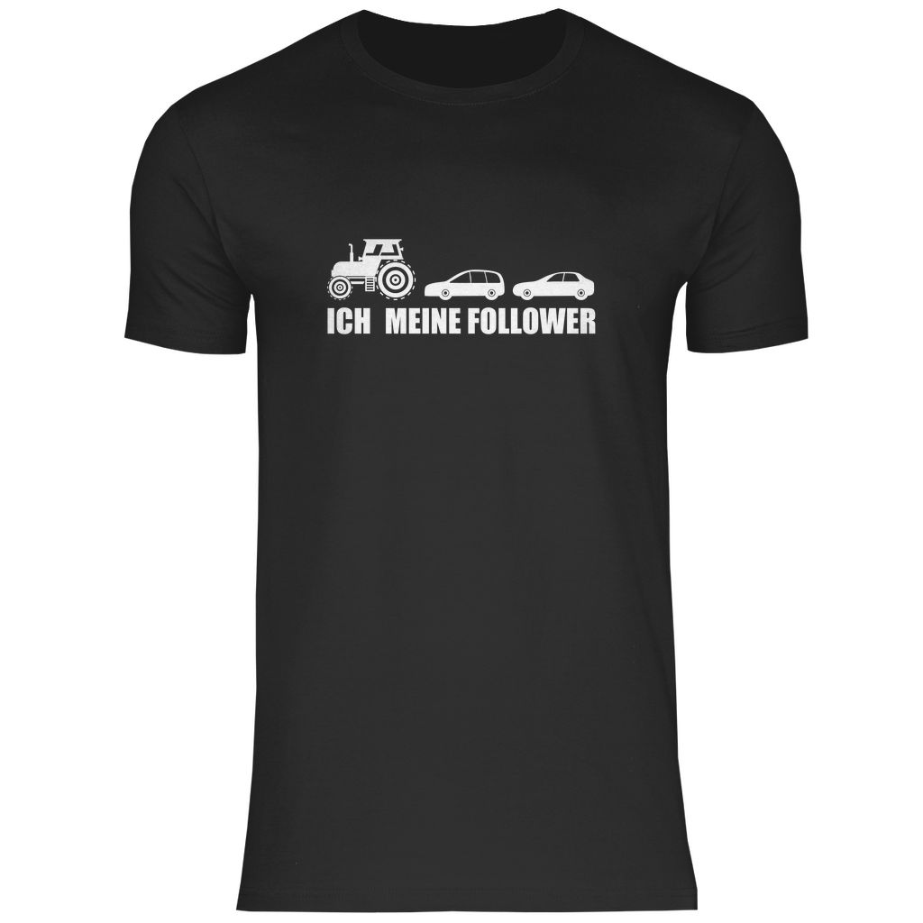 Ich und meine Follower Traktor - Shirt - Bauer sucht Shirt - Geschenke - Landwirtschaft - Bauer - Dorfkind - XS