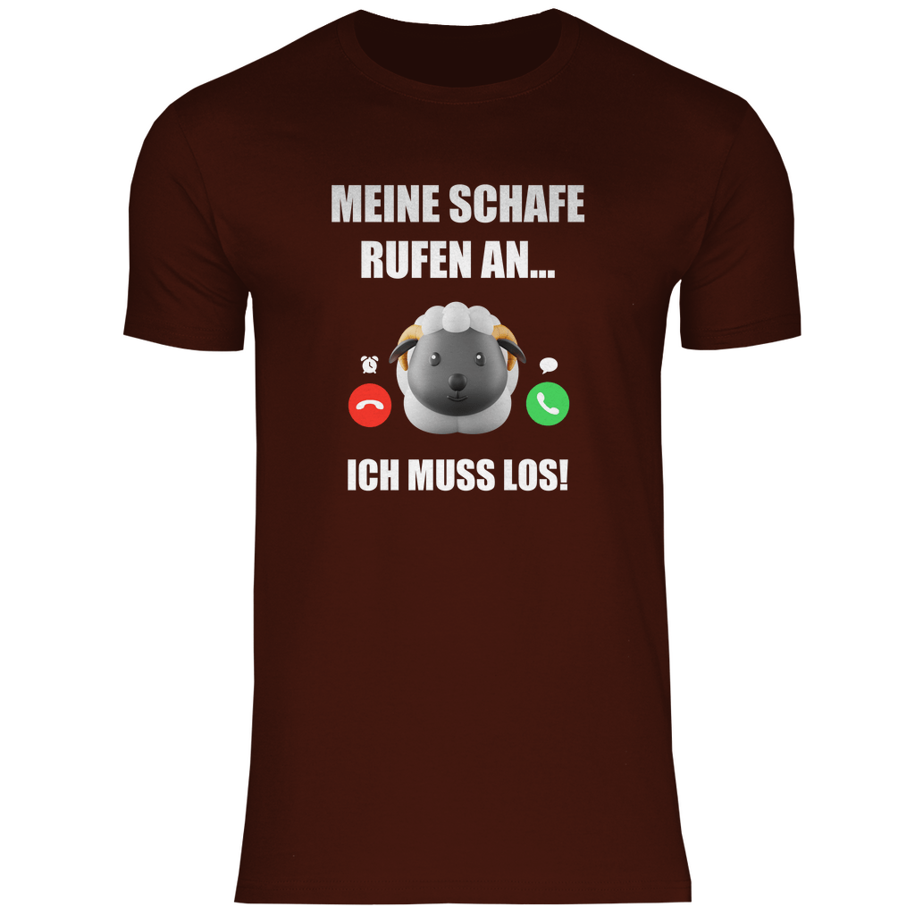 Meine Schafe rufen an - Shirt - Bauer sucht Shirt - Geschenke - Landwirtschaft - Bauer - Dorfkind - XS