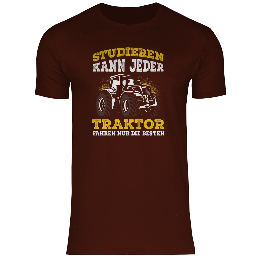 Studieren kann jeder - Shirt - Bauer sucht Shirt - Geschenke - Landwirtschaft - Bauer - Dorfkind - XS