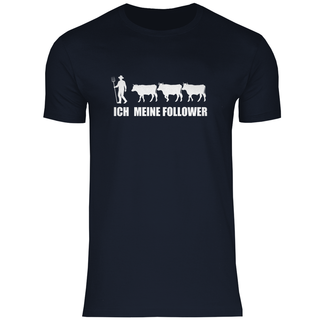 Ich und meine Follower (Kühe) - Herren Shirt