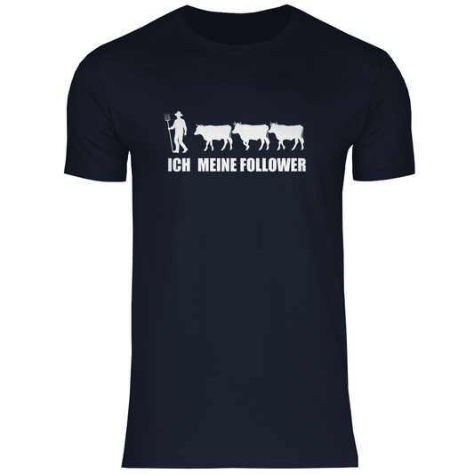Ich und meine Follower (Kühe) - Herren Shirt