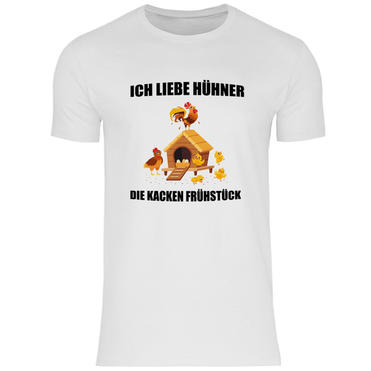 Ich liebe Hühner - Shirt - Bauer sucht Shirt - Geschenke - Landwirtschaft - Bauer - Dorfkind - XS