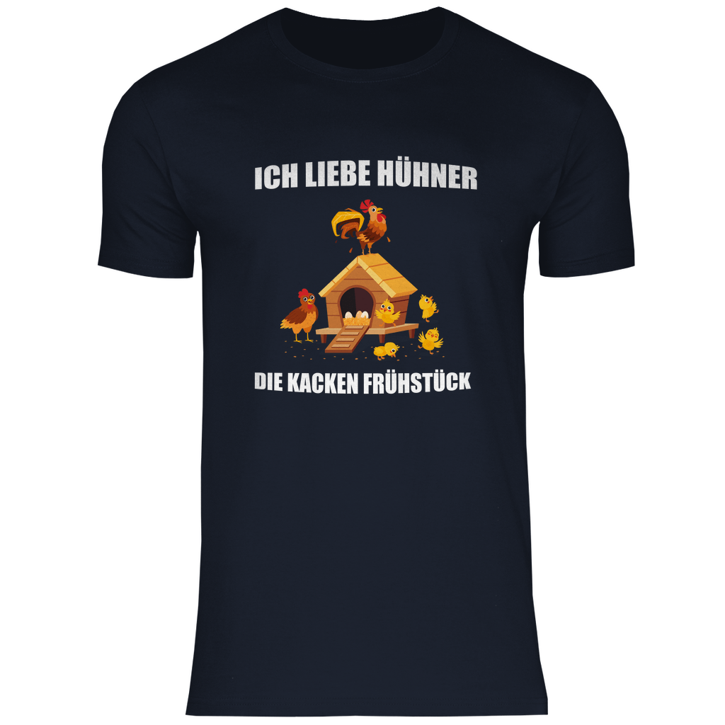 Ich liebe Hühner - Shirt - Bauer sucht Shirt - Geschenke - Landwirtschaft - Bauer - Dorfkind - XS