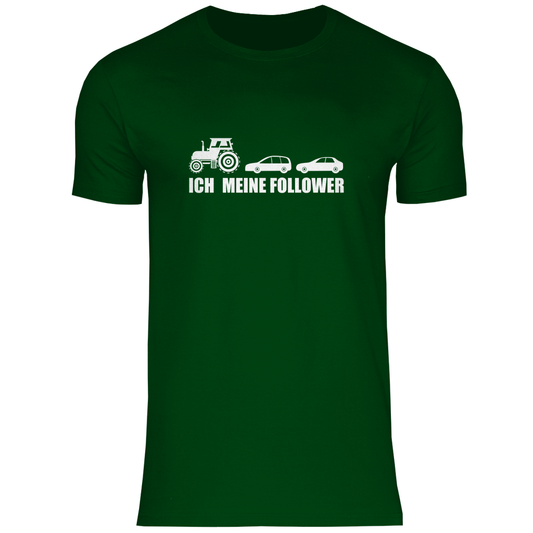 Ich und meine Follower Traktor - Shirt - Bauer sucht Shirt - Geschenke - Landwirtschaft - Bauer - Dorfkind - XS