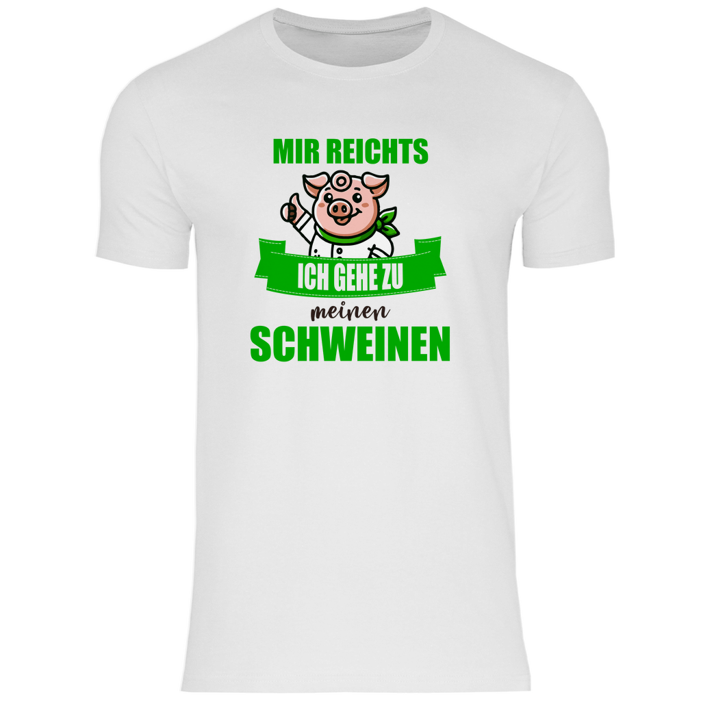Mir reichts, ich gehe zu meinen Schweinen - Shirt - Bauer sucht Shirt - Geschenke - Landwirtschaft - Bauer - Dorfkind - XS
