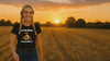 Frau mit Bauer Sucht Shirt Tshirt Ich libe Hühner die machen frühstück
